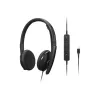 Lenovo 4XD1M45626 hoofdtelefoon/headset bedraad hoofdband USB Type-C zwart