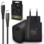 Smart Life USB Type-C naar Type-C kit, 200 cm, zwart + 18 W PD3.0 oplader zwart