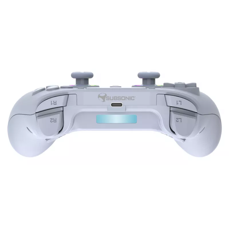 Draadloze LED-controller SUBSONIC SA5639-2 — voor PS4 en pc, wit, draadloze verbinding
