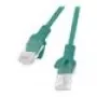 Netwerk-patchkabel LANBERG Cat5e U/UTP, RJ-45–RJ-45, 30 m, groen