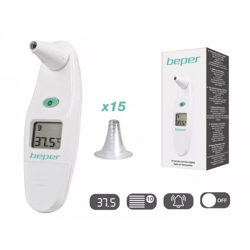 Digitale thermometer Beper 40.102 — lichaamstemperatuurmeting 32–43 °C