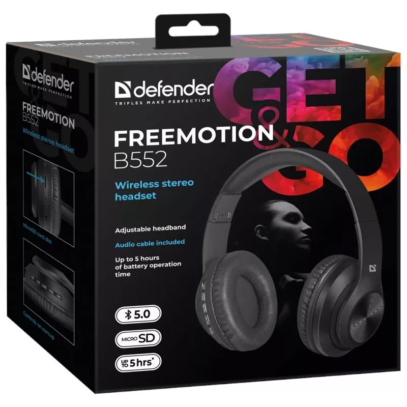 Koptelefoon Defender FreeMotion B552