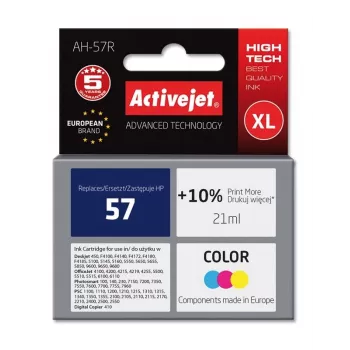 Activejet AH-57R inkt (vervanger voor HP 57 C6657AE; Premium; 21 ml; kleur)