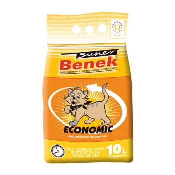 Certech Super Benek Economic - kattenbakvulling klonterend 10 l