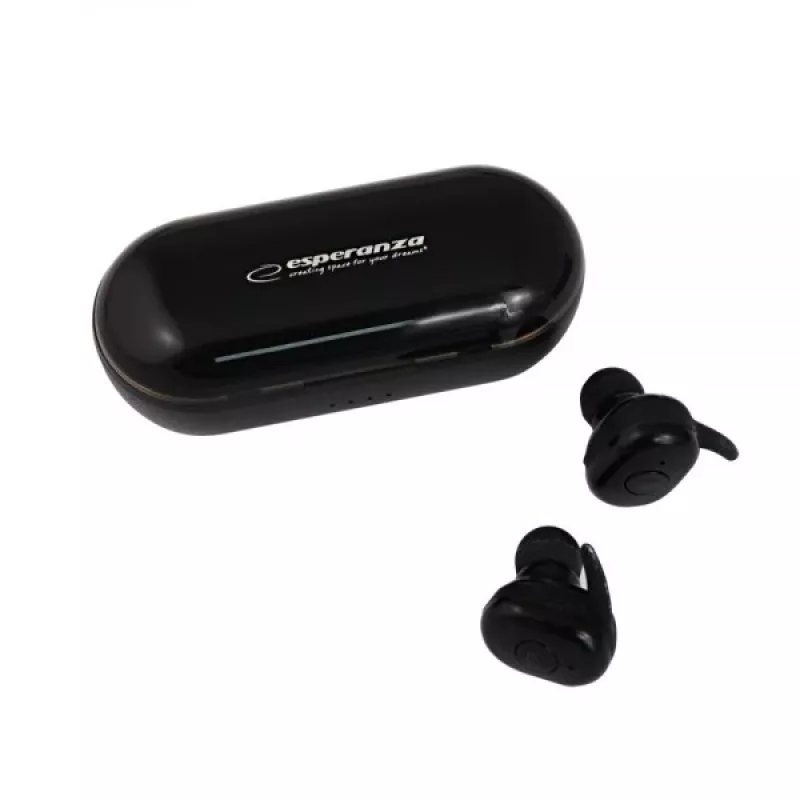 Esperanza TWS CARDERA koptelefoon draadloos in-ear bellen/muziek Bluetooth zwart