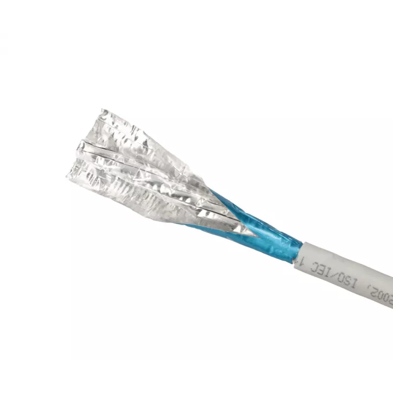 Netwerkkabel Extralink Twisted-Pair CAT6A FTP (F/FTP) V2 indoor 500M grijs