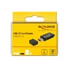Kaartlezer DeLOCK Mini USB 2.0 met SD- en micro-SD-slot