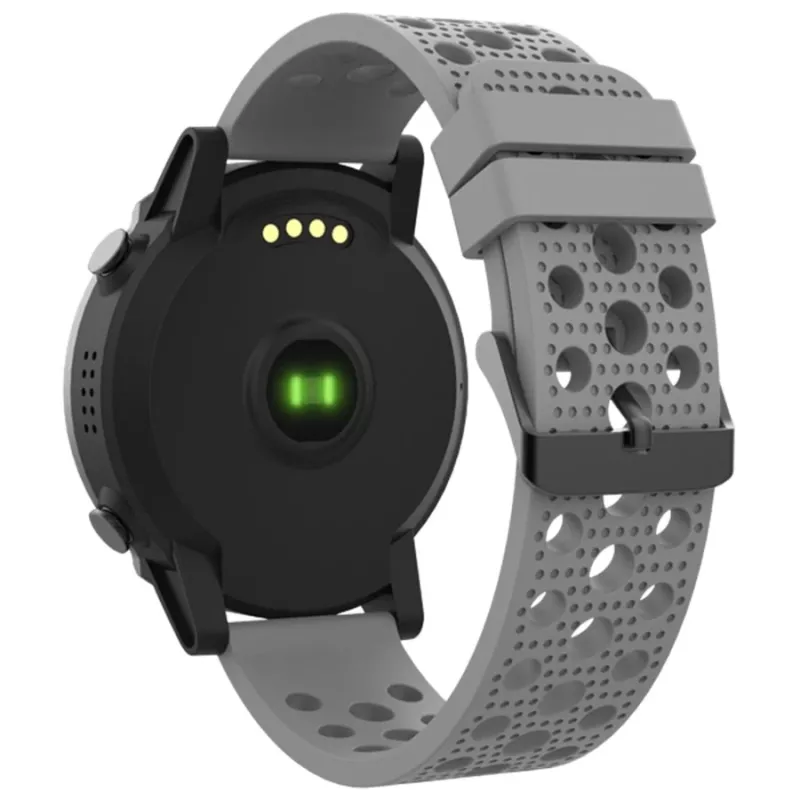 Denver SW-660 GPS-smartwatch, 1,3" AMOLED, grijze band