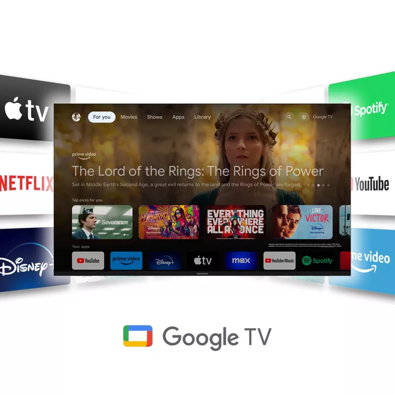 TV | THOMSON | 43 inch | 4K Ultra HD | 3840 x 2160 pixel | plat | 16:9 | QLED Pro | 43QG7C04