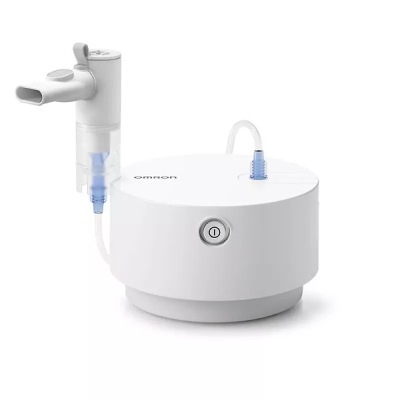 Omron C28P NE-C105-E vernevelaar, 2,65 µm MMAD, 0,5 ml/min, wit