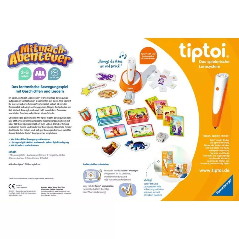 tiptoi ACTIVE interaktives Abenteuer, behendigheidsspel