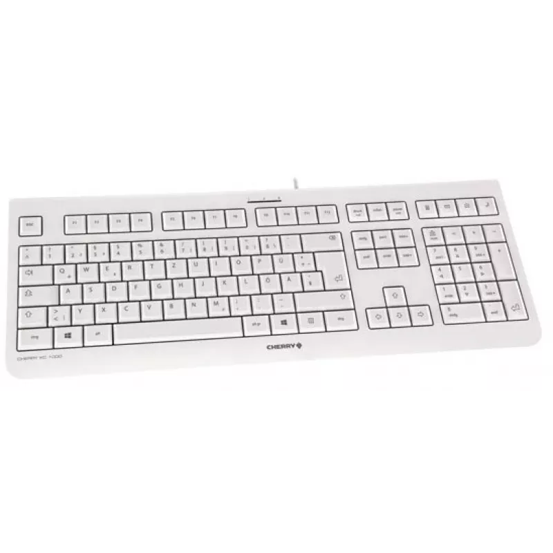 CHERRY KC 1000 toetsenbord home USB Zwitserse layout grijs