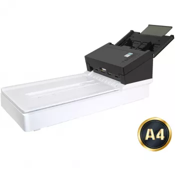 Avision ADF-scanner AD360GF — A4 ADF, 600 x 1200 dpi, 100-vels-invoer, CIS, duplex, lcd, wit