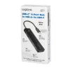 USB-C-hub, 4 poorten 2x USB-A, 2x USB-C, zwart