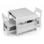 Kindermeubelset Milly Mally Sven White – model 5488, witte uitvoering
