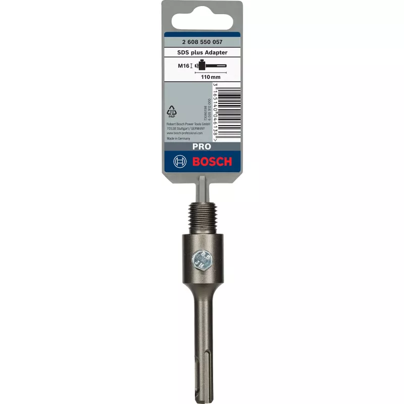 Bosch SDS-plus-schachtadapter voor M16-boorkronen, 105 mm
