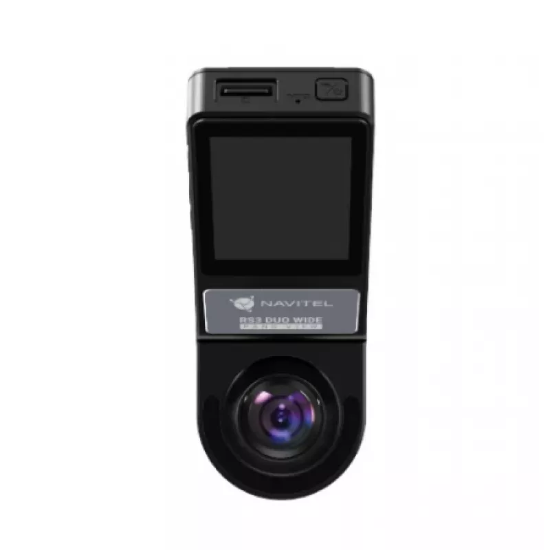 Dashcam Navitel RS3 Duo Wide — dual-channel 1080p, groothoeklens, GPS, G-sensor, 2,7-inch display