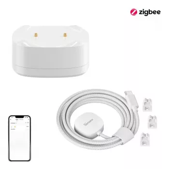 Waterleksensor Sonoff SNZB-05P Zigbee 3.0 – draadloze detector voor vocht en overstroming