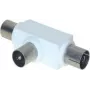 T-connector ShiverPeaks 83200 met 2 koppelingen en 1 stop