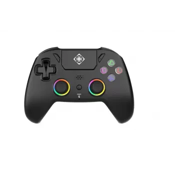 Draadloze gamecontroller DELTACO GAM-189 RGB Hall Effect zwart — draadloos, RGB-verlichting, Hall-effect-sensoren