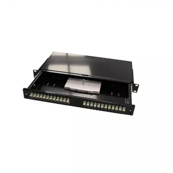 Glasvezel verdeelbox Lanview LSB105BL 24x SC-poorten, binnenmontage