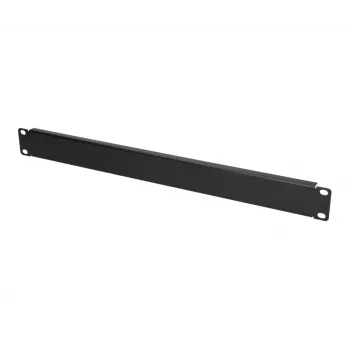 Rack-blindplaat Extralink Front Blank Panel 1U 19 inch zwart, stalen behuizing