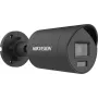 IP-beveiligingscamera Hikvision Pro Series 6 MP Darkfighter vaste mini-bullet, 6 MP, 1/2,4-inch CMOS, 114,8°×60° gezichtsveld, 30 fps, bedraad, binnen/buiten, plafond/muur, zwart