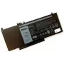 Accu voor Dell-laptops, 62 Wh 4 cellen, compatibel met model G69HJ