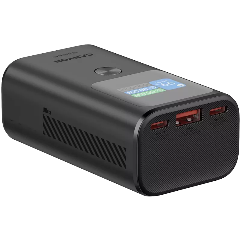 Draagbare powerbank CANYON OnPower 130 TFT 10000 mAh