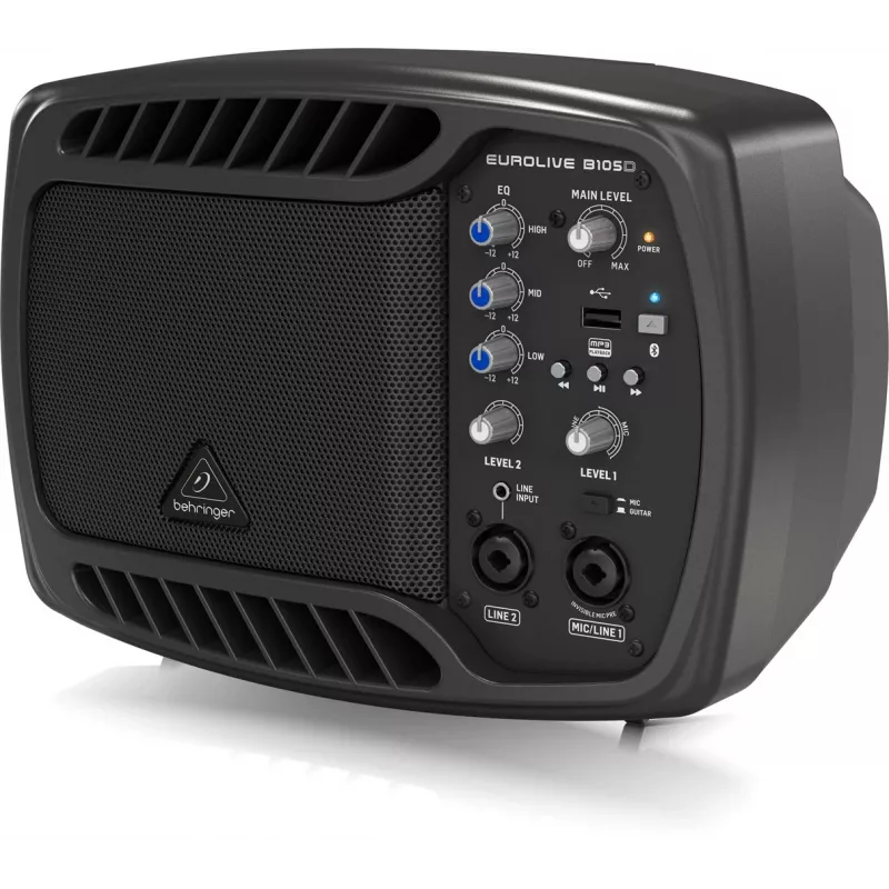 Behringer B105D luidspreker full range zwart bedraad & draadloos 50 W