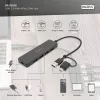 USB-hub, Digitus, DA-70235, 4-poorts, USB 3.2 Gen 1, Type-A en Type-C, 12000 Mbit/s