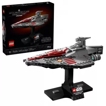 LEGO Star Wars Acclamator-klasse aanvalsschip set 75404 — bouwset, 450 onderdelen, tentoonstellingsmodel 130×150×230 mm