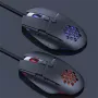 Lumi Legend WM03G-16 bekabelde muis, USB Type-A, optisch, 7200 DPI, Juoda