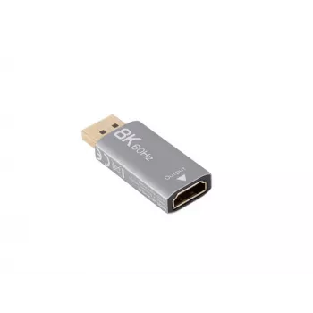 Lanberg AD-DP-HD-03 videokabeladapter 0 m DisplayPort HDMI zilver