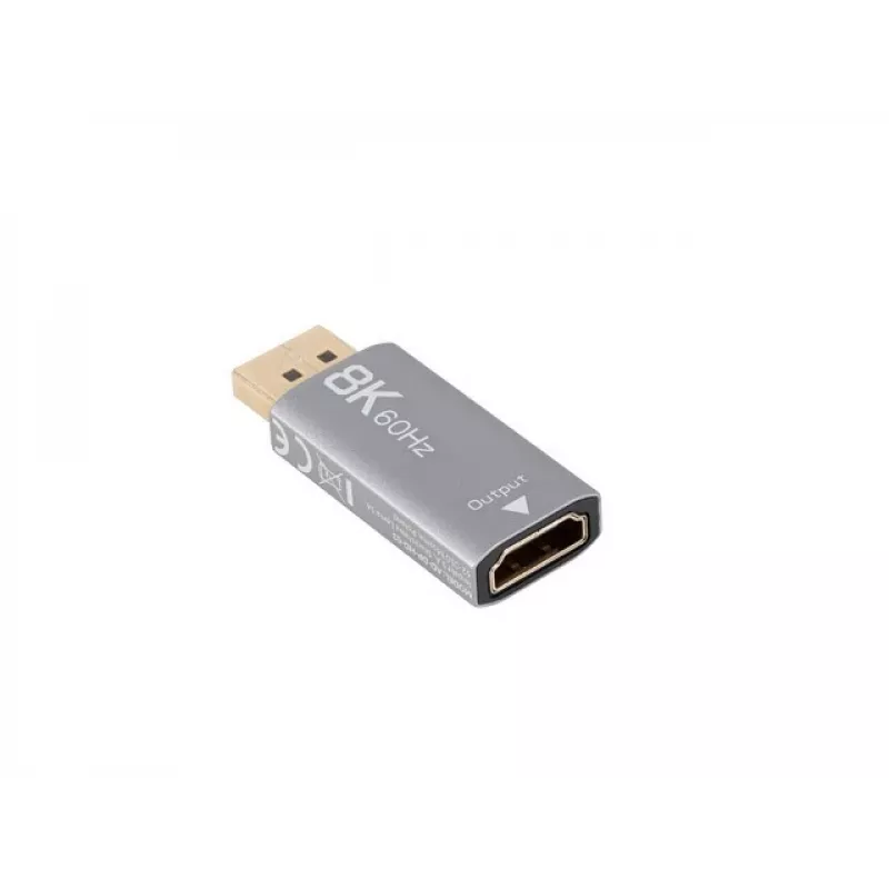 Lanberg AD-DP-HD-03 videokabeladapter 0 m DisplayPort HDMI zilver