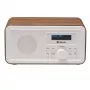 Radio DENVER DAB-30DW DAB/UKW-tafelradio met donkere houtafwerking