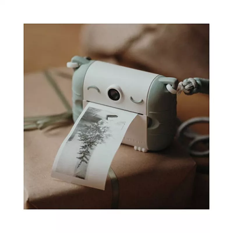 Kinderdigitale camera KIDYWOLF Kidyprint groen wit