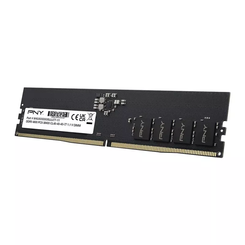 Desktop werkgeheugen PNY 8GB DDR5 5600 DIMM (MD8GSD55600-SB)