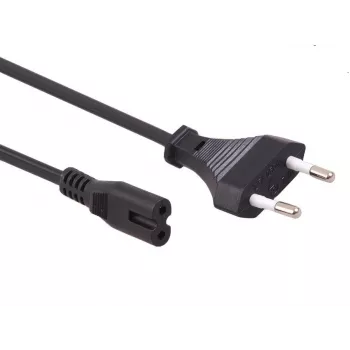 Maclean MCTV-809 Netsnoer EU-stekker naar Figure-8 (C7), 1,5 m