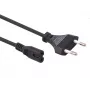 Maclean MCTV-809 Netsnoer EU-stekker naar Figure-8 (C7), 1,5 m