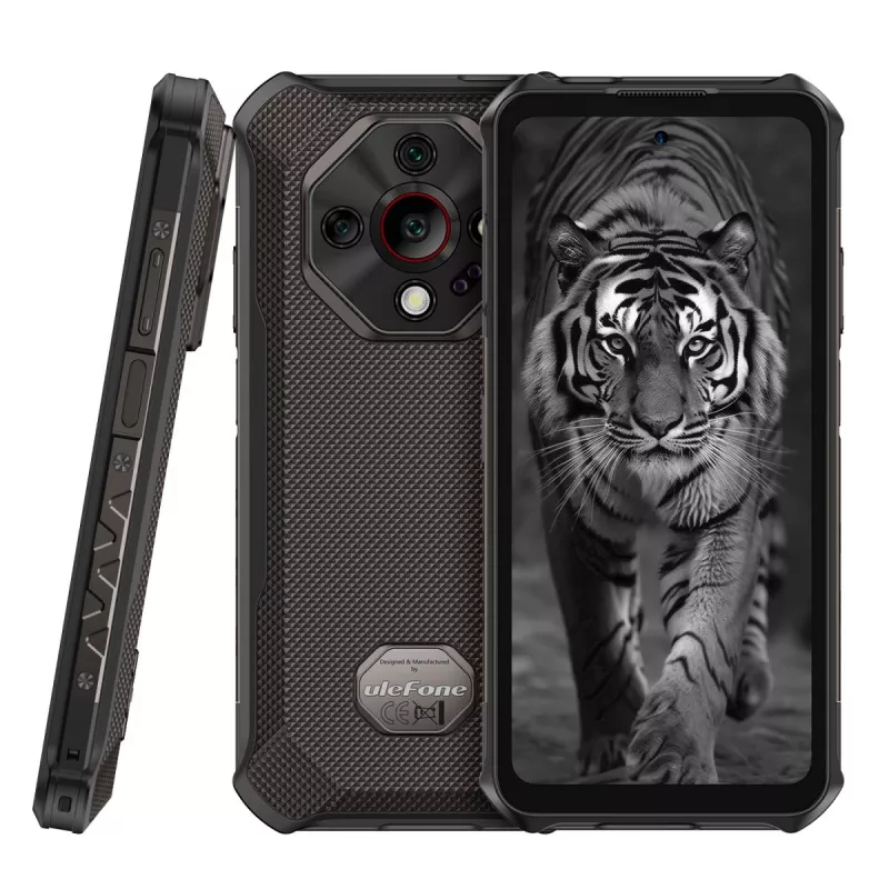 Smartphone UleFone Armor X16 6,1 inch 128 GB zwart, energie-efficiëntieklasse A