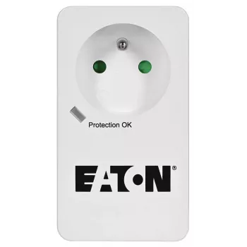 Overspanningsbeveiligingsbox Eaton Protection Box 1 FR — 1 Type-E-stopcontact, 220–250 V, 16 A, 4000 W, zwart, compact