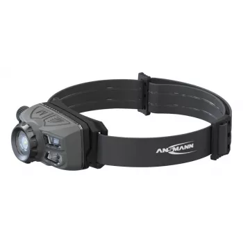 Ansmann HD450FRS zwart, hoofdlamp LED met grijze band