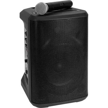 Draagbaar draadloos PA-systeem Omnitronic PORTY-8A — 8 inch actieve luidspreker, 200 W