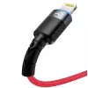 USB-naar-Lightning datakabel Tellur, 3A, 1,2 m, LED-indicator, rood