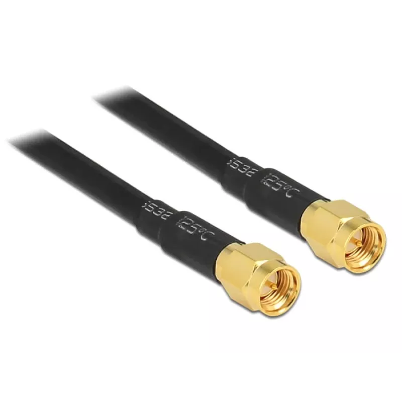 Coaxkabel DeLOCK 88891 LMR195 5 m zwart