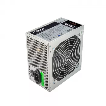 Akyga AK-B1-700 Basic 700 W ATX-voeding, passieve PFC, 120 mm ventilator, grijs
