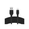 Belkin BOOST CHARGE Flex USB-A-naar-Lightning-kabel CAA008BT1MBK, 1 m, zwart