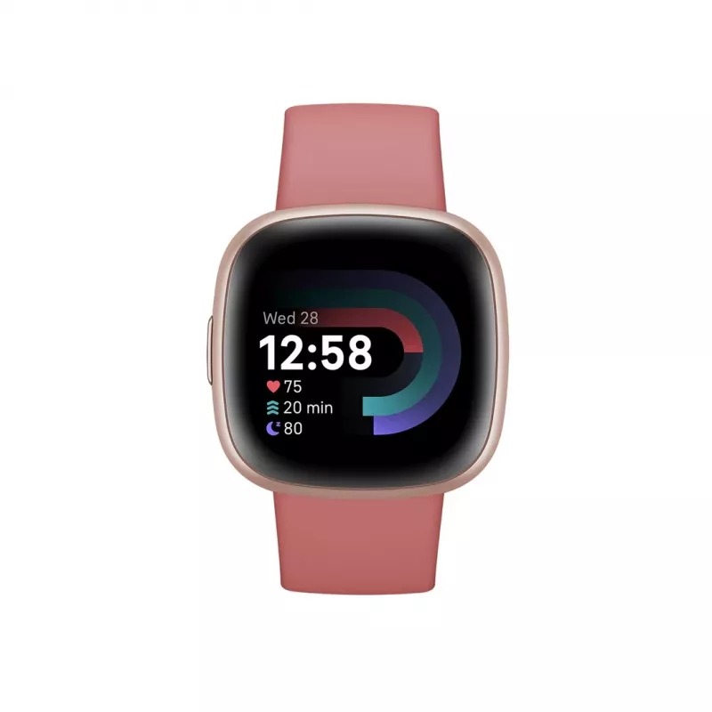 Smartwatch Fitbit Versa 4 digitaal touchscreen roze