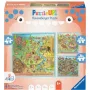 Puzzel UP geschiedenis - steentijd, Oude Rome, middeleeuwen 100, 121 en 144 stukjes